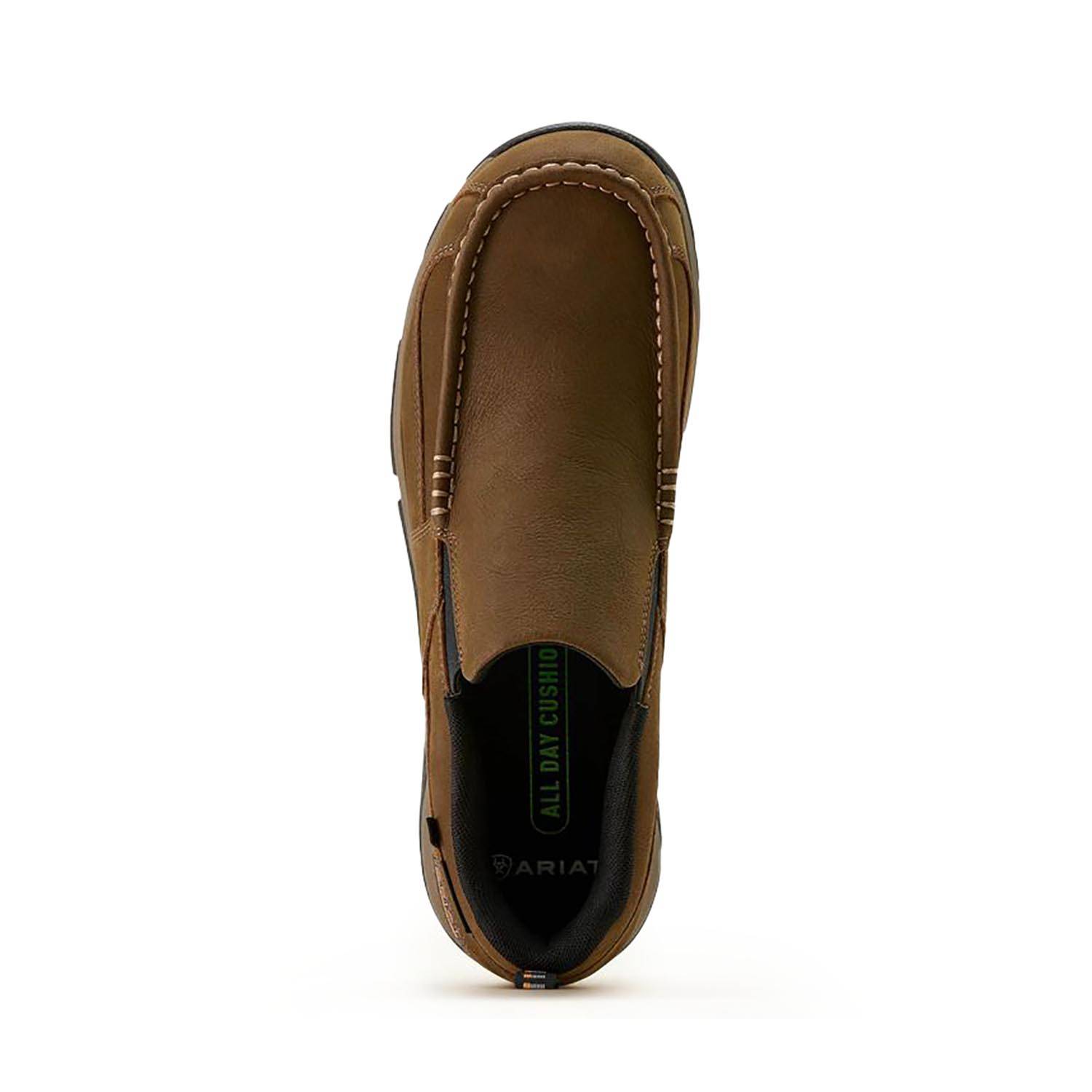 Ariat Mens 9D Brown Leather Slip On Shoes Ariat® Men main image 3