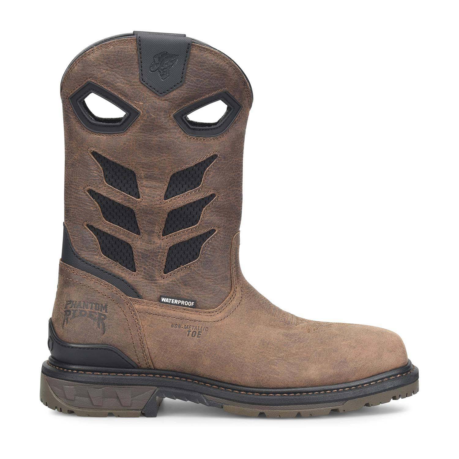 DOUBLE-H MEN'S PHANTOM RIDER FAULK 11&QUOT; ROPER BOOTS