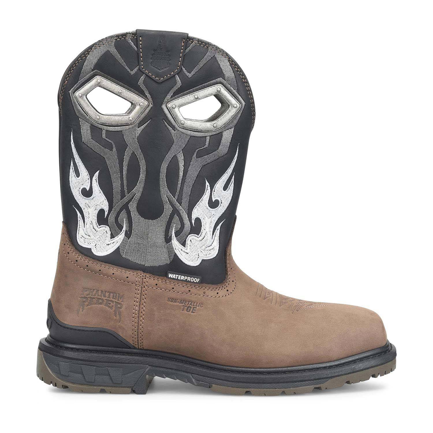 Double-H Men's Phantom Rider Fume 11" Roper Boots