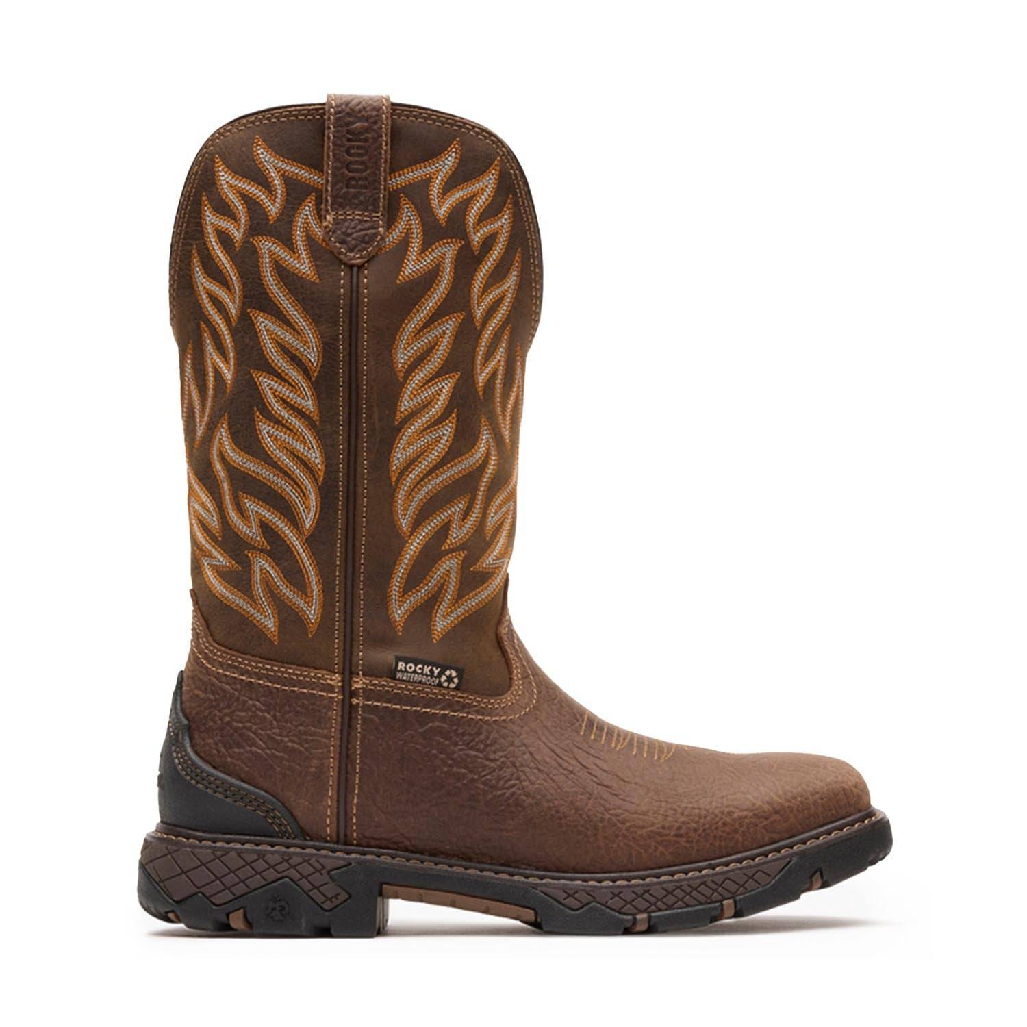ROCKY MEN'S IRONHAWK WATERPROOF WESTERN BOOTS