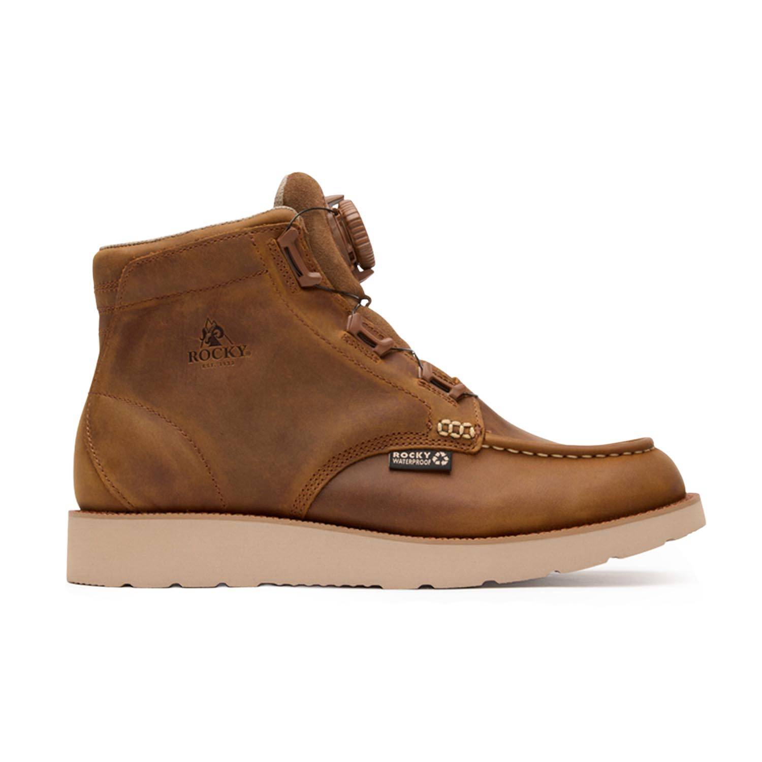 ROCKY MEN'S MONOCREPE WEDGE BOA WORK BOOTS
