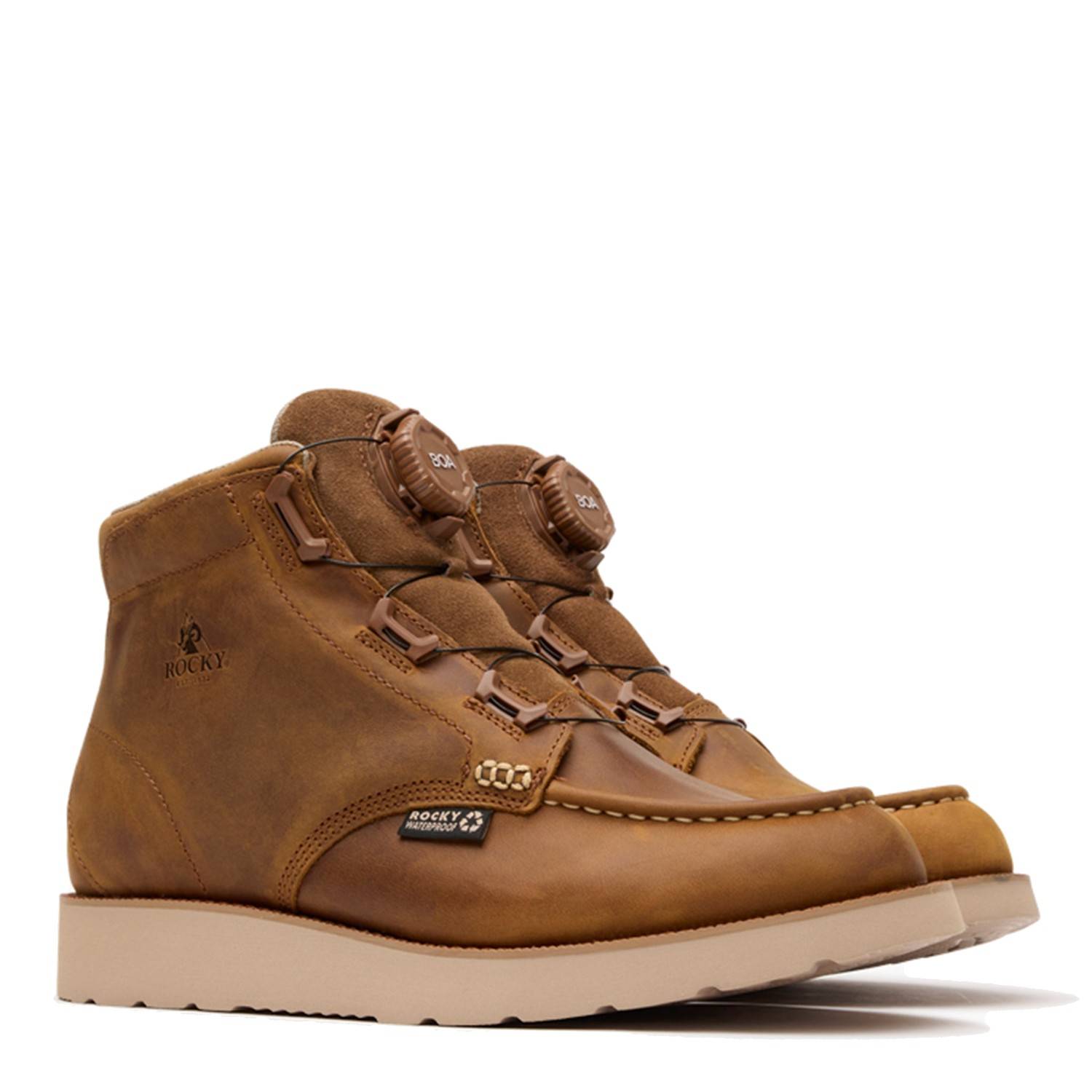 Rocky Men's Monocrepe Wedge Composite Toe BOA Work Boots