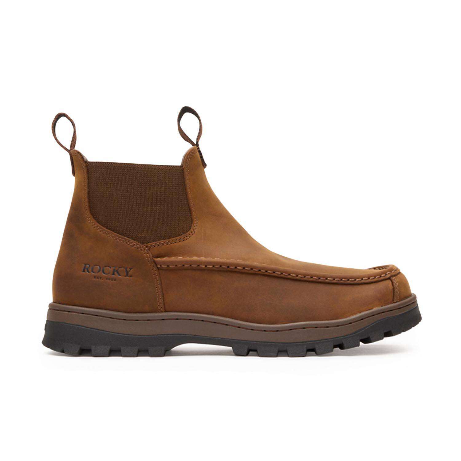 ROCKY MEN'S OUTBACK LTE MOC TOE CHELSEA OUTDOOR BOOTS