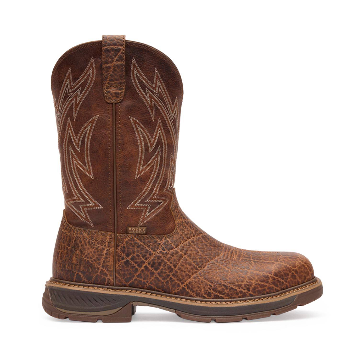 ROCKY MEN'S RIDE LTE CARBON TOE WESTERN BOOTS