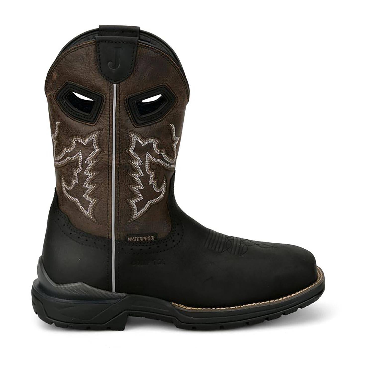 Justin Men's Chase 11" Waterproof Nano Composite Toe Wo