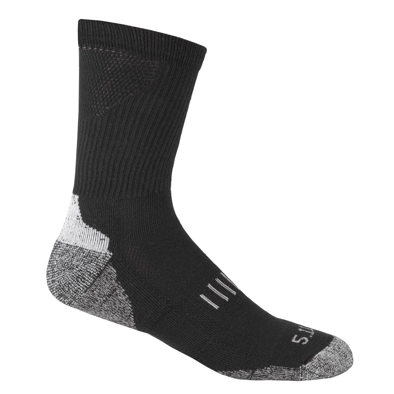 5.11 Tactical Year Round Crew Sock Black