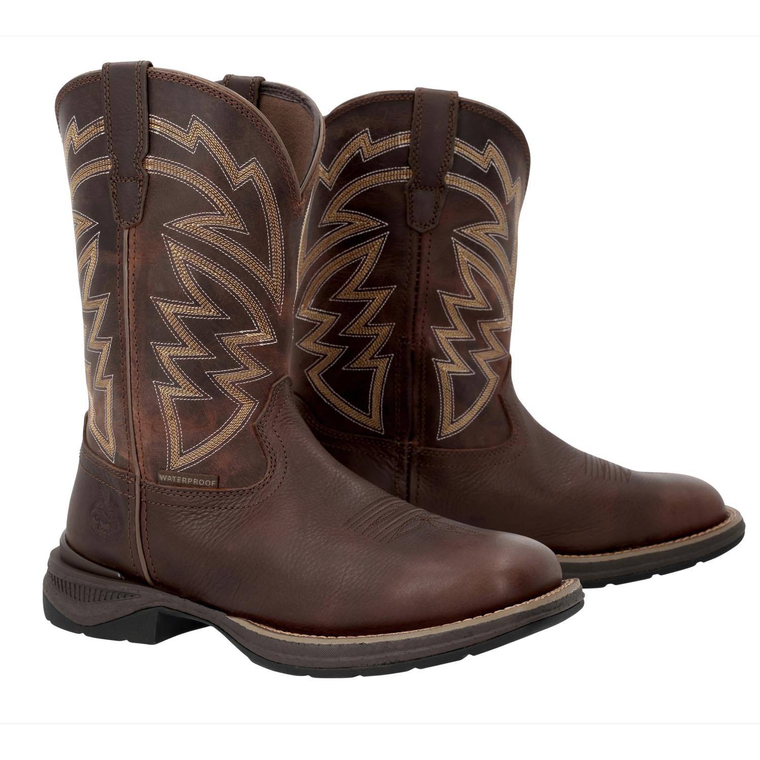 Georgia Men's Aero LT Square Toe 11" Pull-On Western Bo