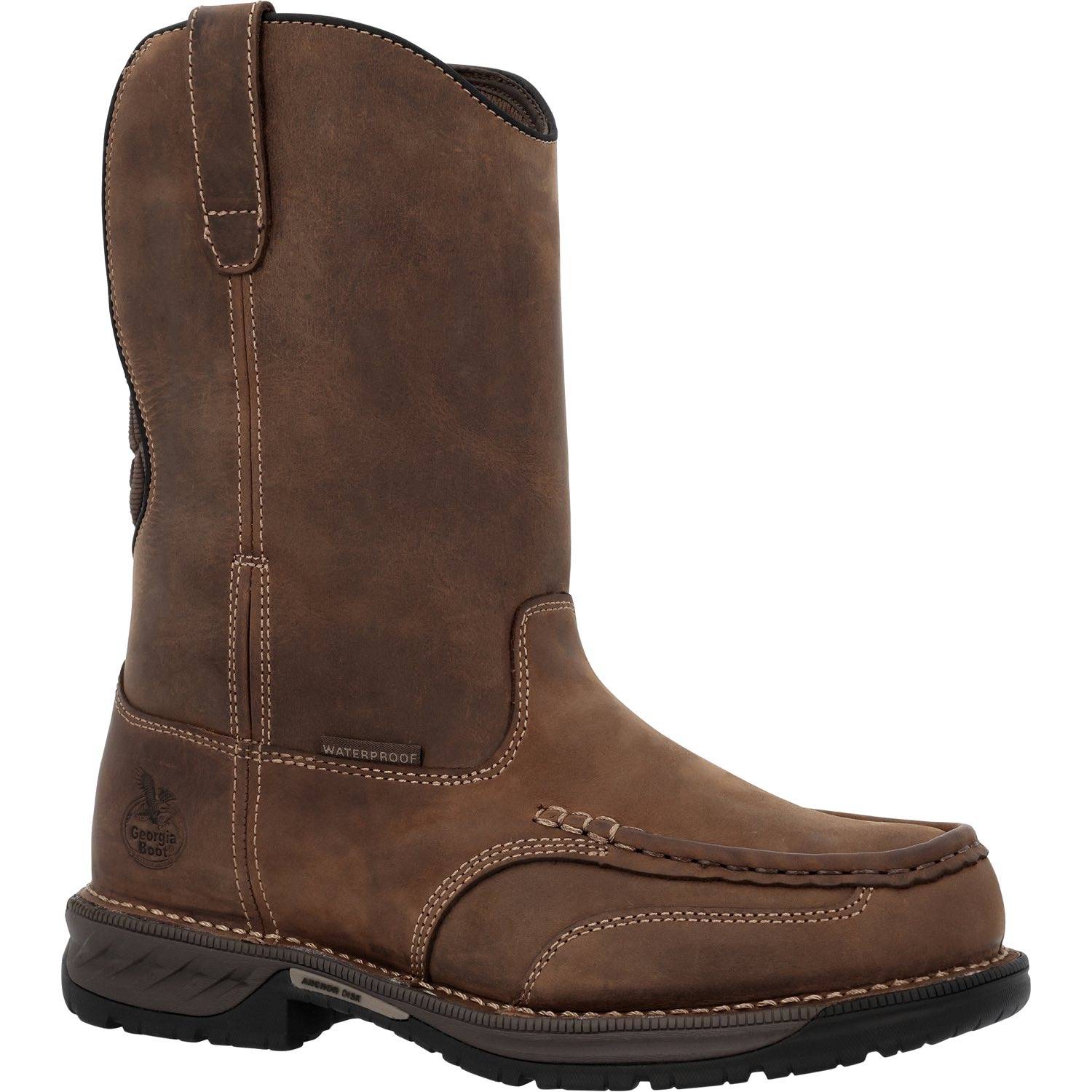 Georgia Men's Athens 360 11" Pull-On Waterproof Moc-Toe