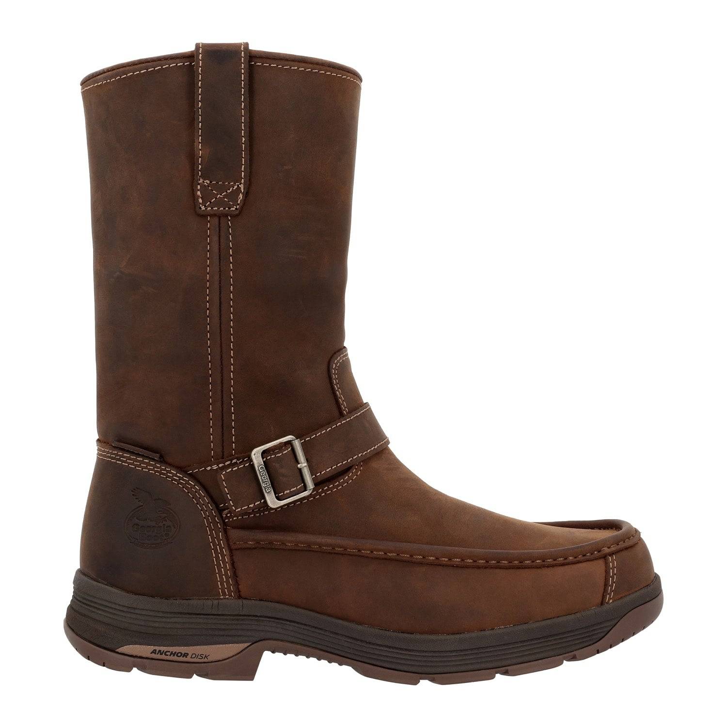 Georgia Men's Athens SuperLyte Waterproof Wellington Pull-On