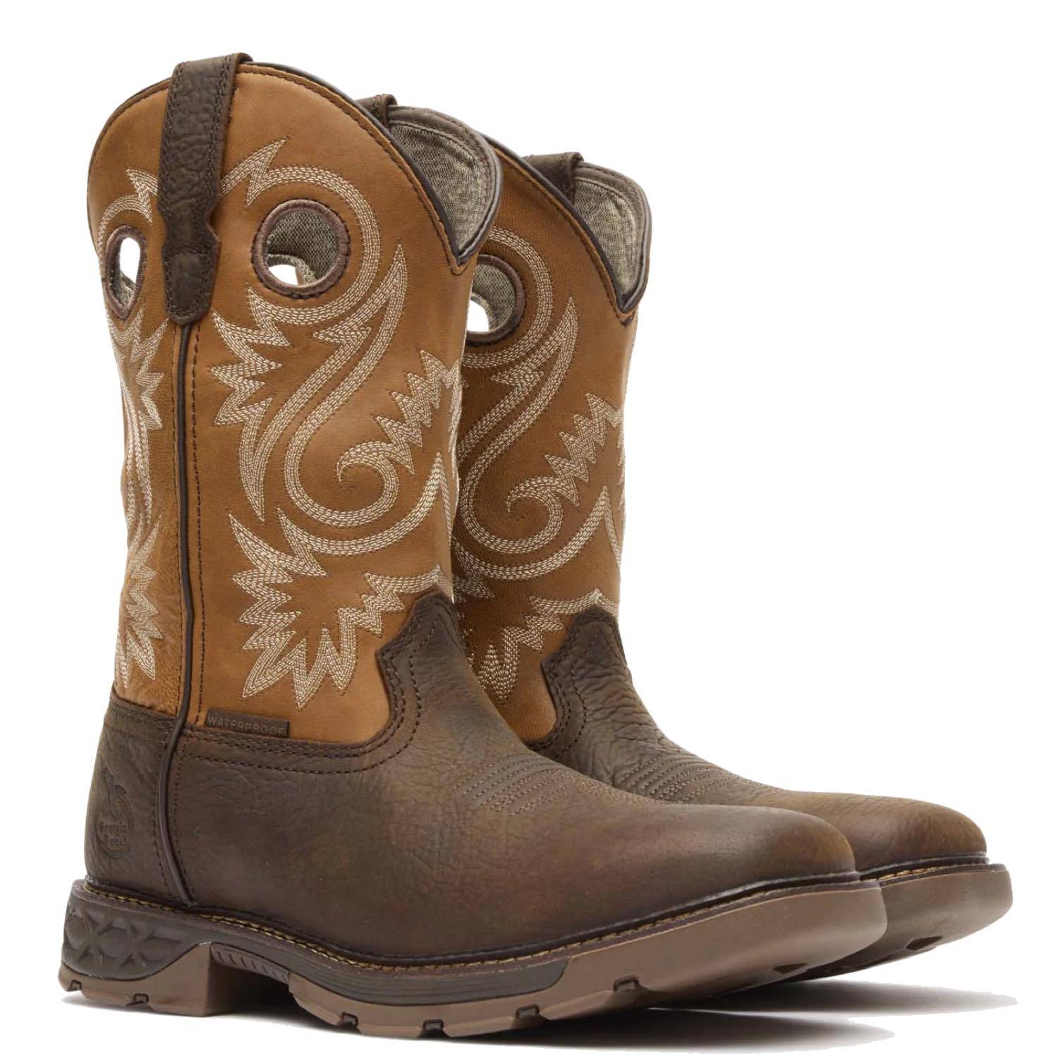 Georgia Men's Carbo-Tec FLX 11" Waterproof Pull On Work