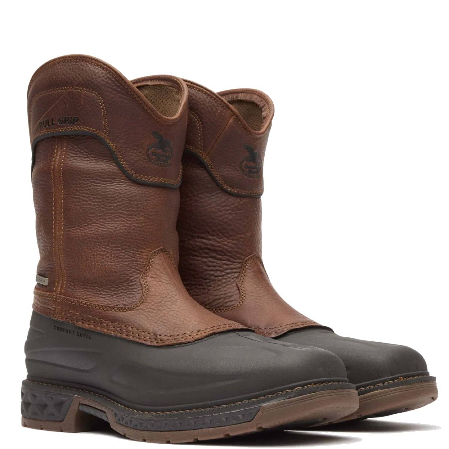 Georgia Men's Carbo-Tec LTR Steel Toe Waterproof Pull On Boo