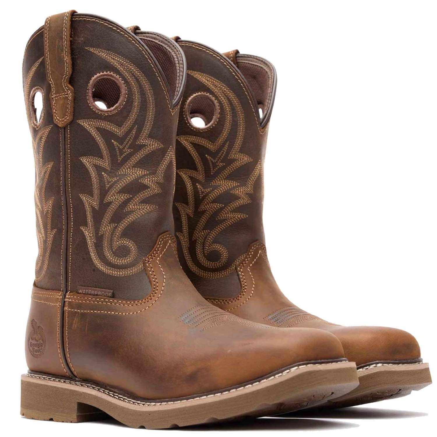 Georgia Men's Core 37 Western 11" Steel Toe Waterproof