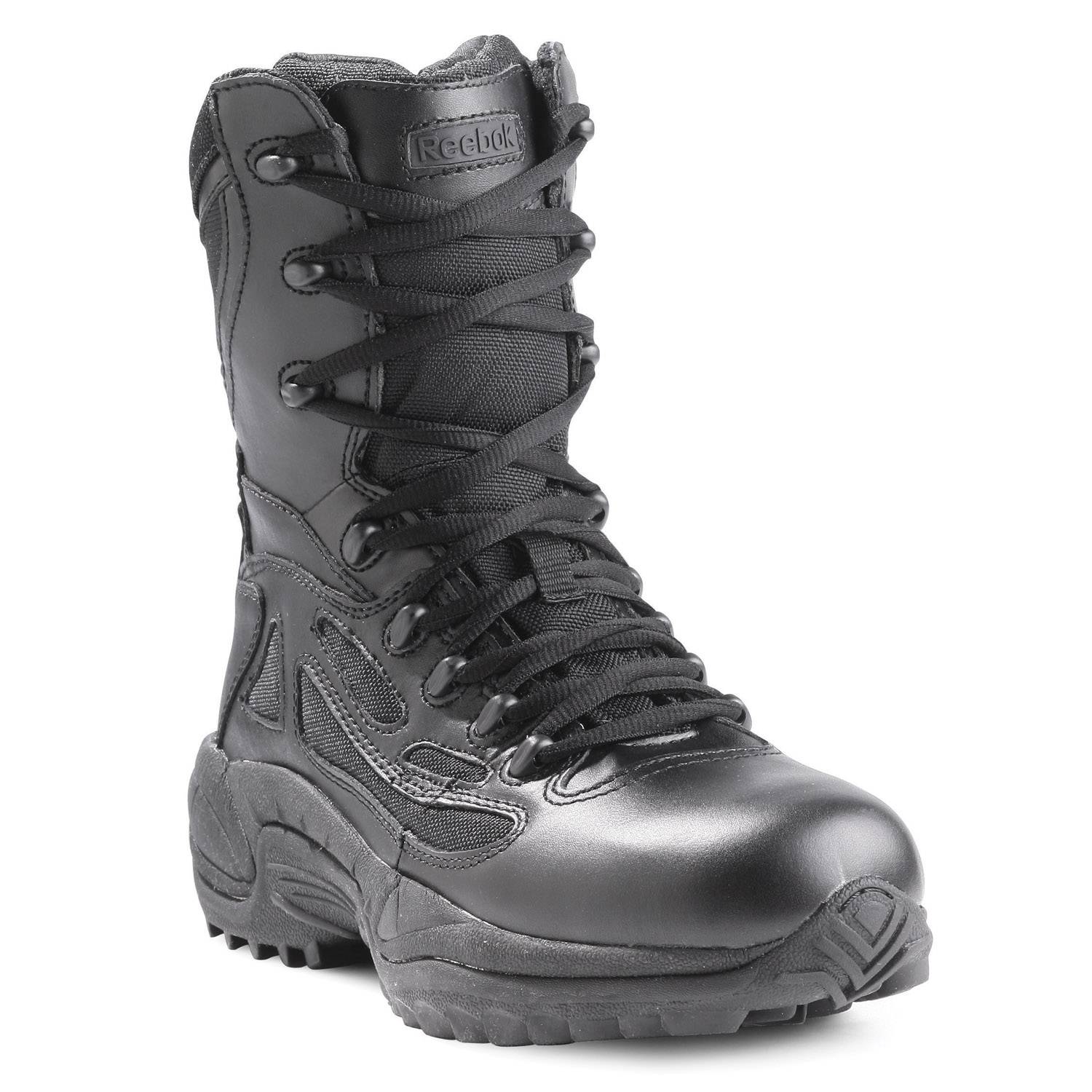 Reebok Women's 8" Rapid Response Side Zip Tactical Boots