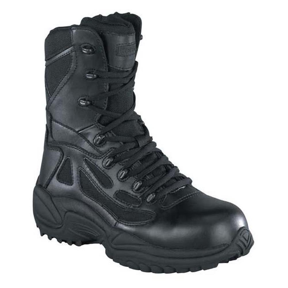 REEBOK 8" RAPID RESPONSE RB COMPOSITE TOE SIDE-ZIP BOOTS