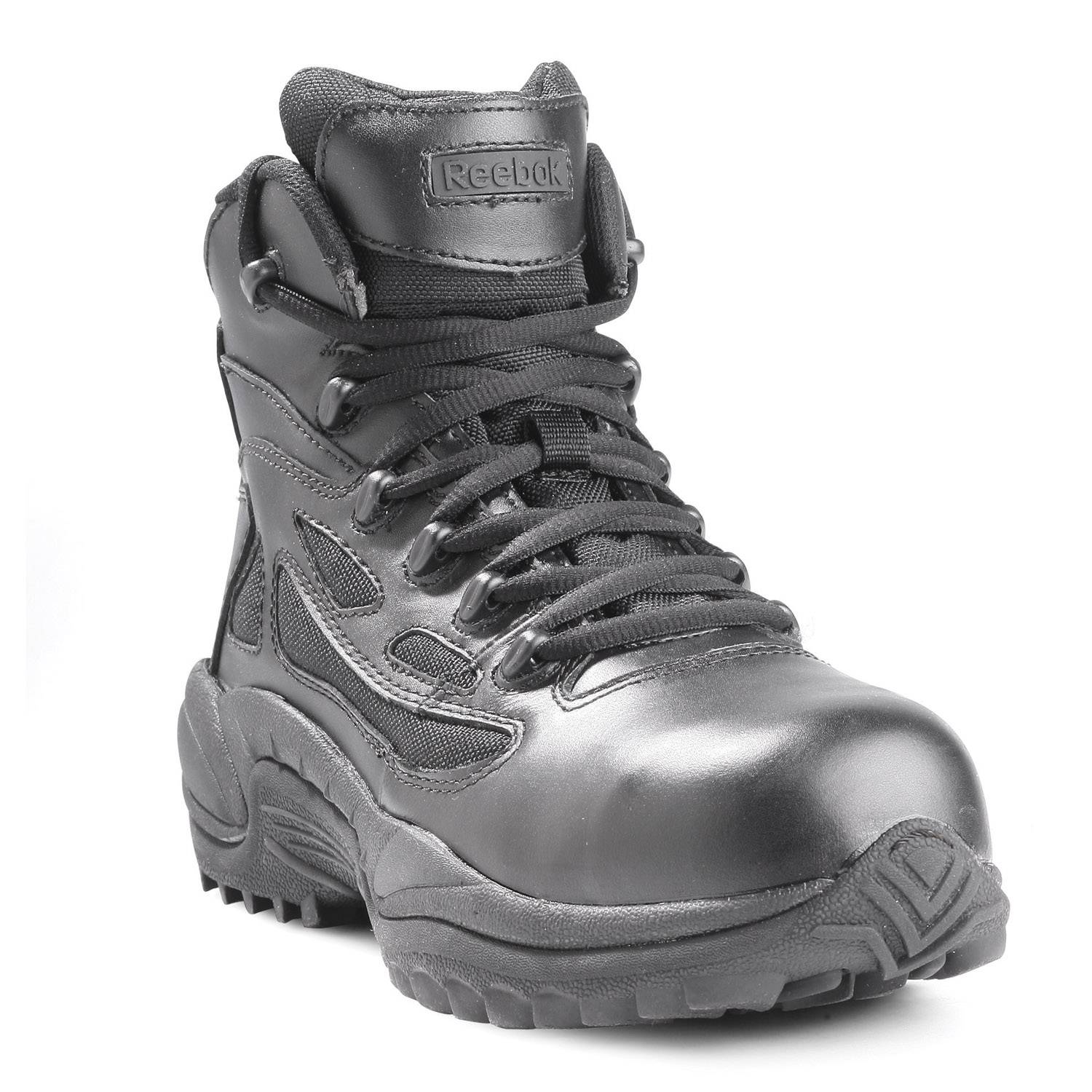 REEBOK 6" RAPID RESPONSE COMPOSITE TOE SIDE ZIP BOOTS