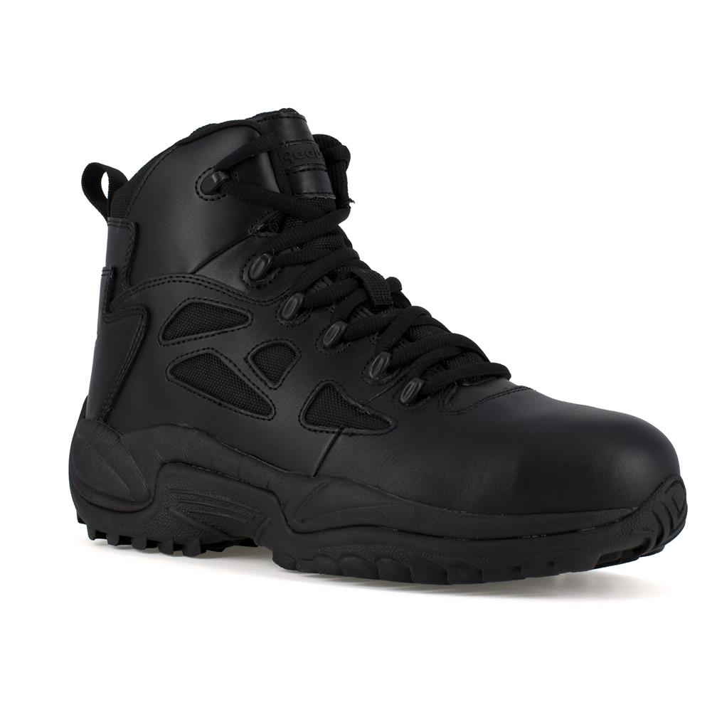 REEBOK 6" RAPID RESPONSE RB COMPOSITE TOE SIDE-ZIP BOOTS