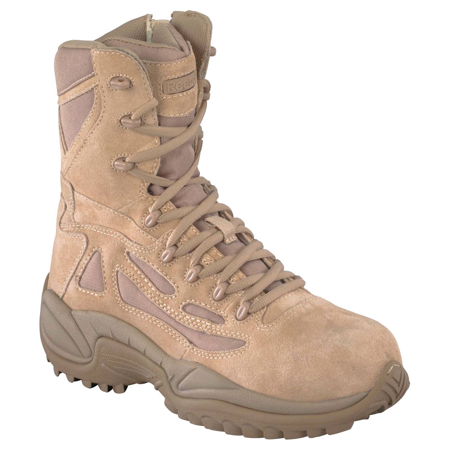 REEBOK WOMEN'S 8&QUOT; SIDE ZIP COMPOSITE TOE BOOT