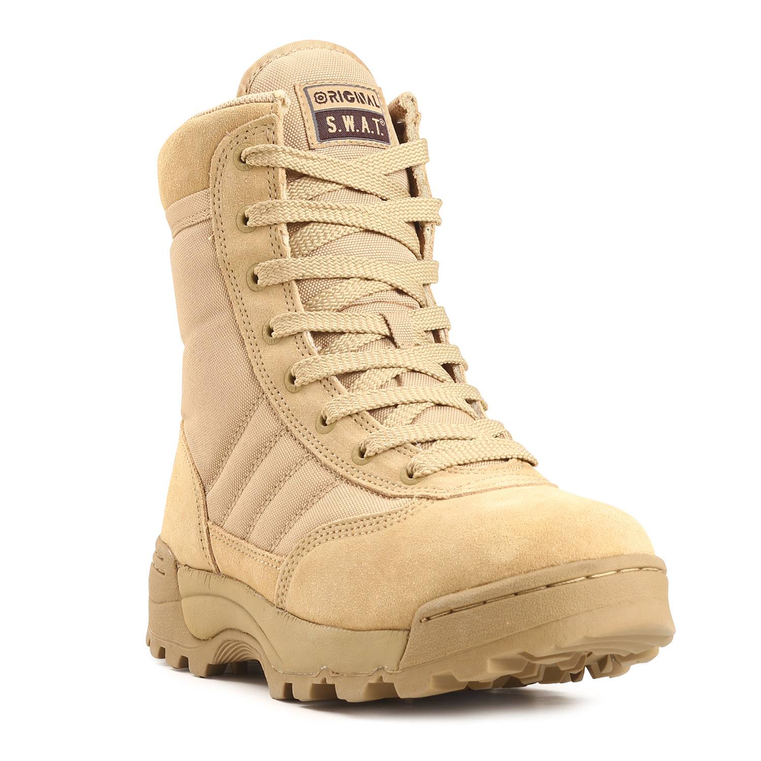 ORIGINAL S.W.A.T. CLASSIC 9" SIDE ZIP BOOT (TAN)