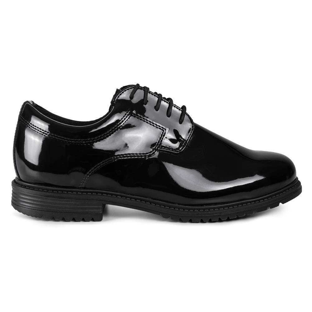Men\'s Thorogood Black Patent Leather Poromeric Academy Oxford Shoes IOB, 11.5 Thorogood Classic Leather Academy Oxford main image 3