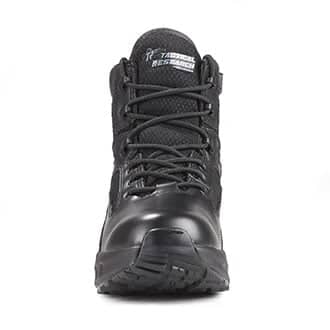 and Security Personnel EMS TACTICAL RESEARCH TR Men's MAXX6Z 6 Maximalist Ultra-Cushioned Black Leather Side Zip Tactical Boot for Law Enforcement 