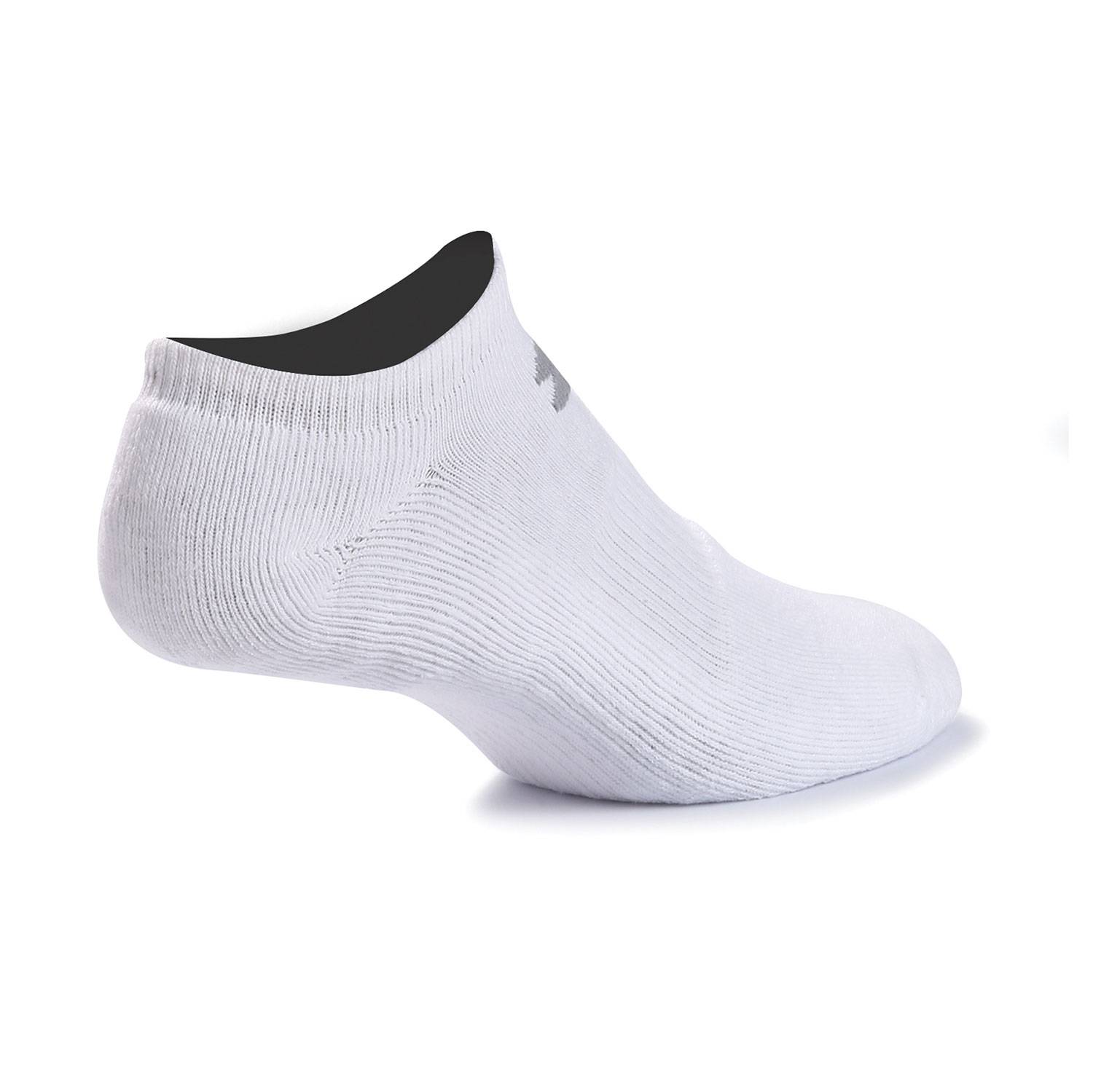 Under Armour Charged Cotton 2.0 No Show Sock 6 Pack