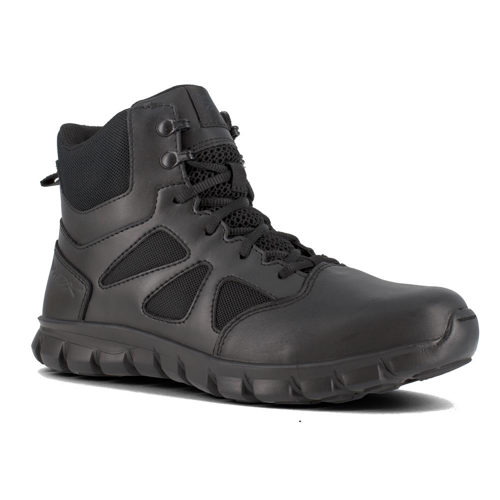REEBOK 6" SUBLITE CUSHION TACTICAL SIDE-ZIP BOOTS