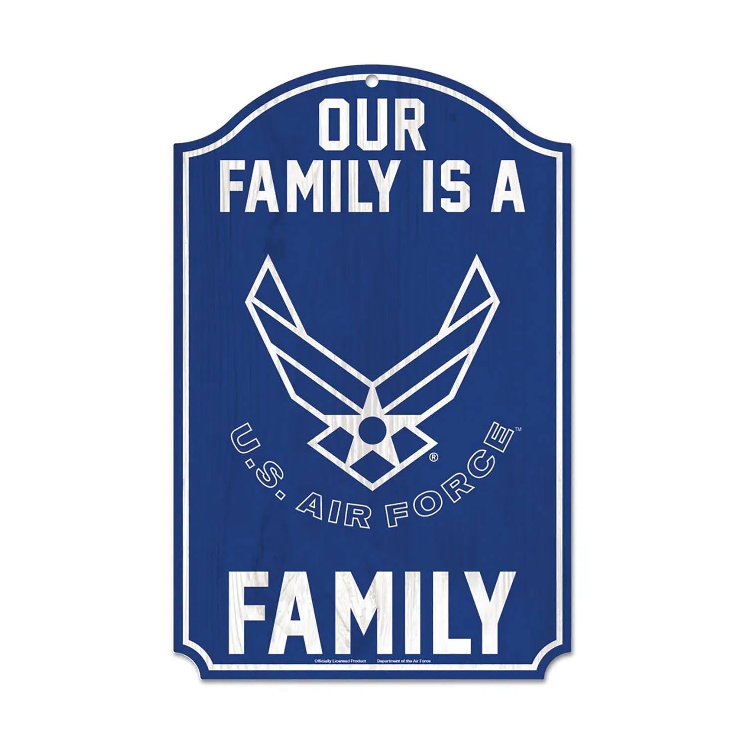 Wincraft  Air Force Family Wood Sign, 11" x 17"