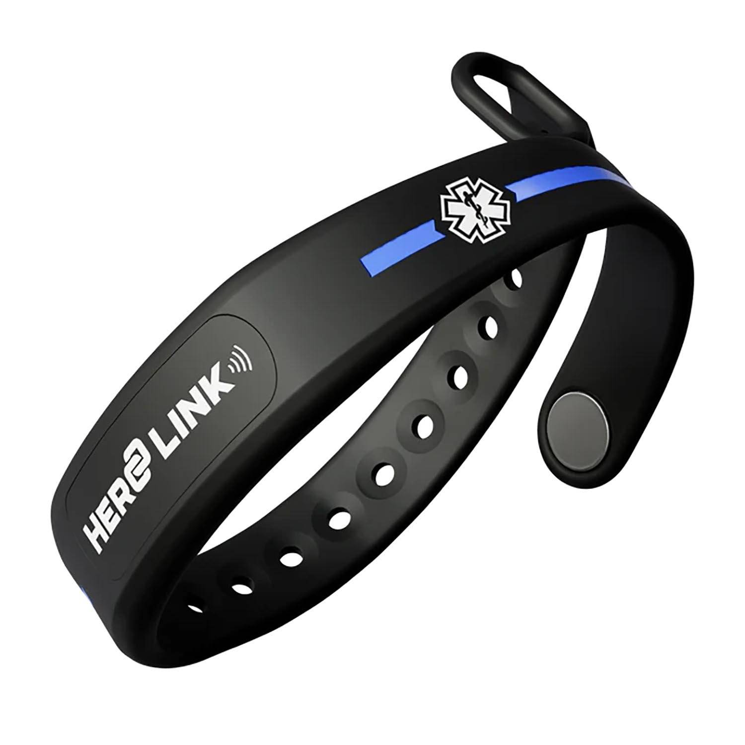 HERO LINK THIN LINE MEDICAL ID WRISTBAND