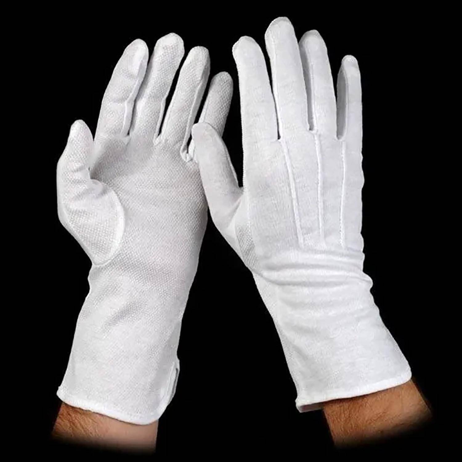 George Glove Company 12" Sure-Grip Cotton Wrist Gloves