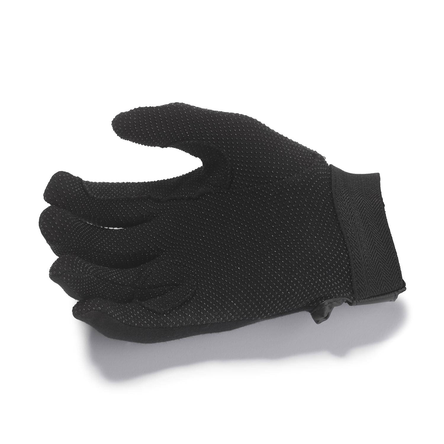 George Glove Black Cotton “Sure-Grip” Velco Strap Gloves