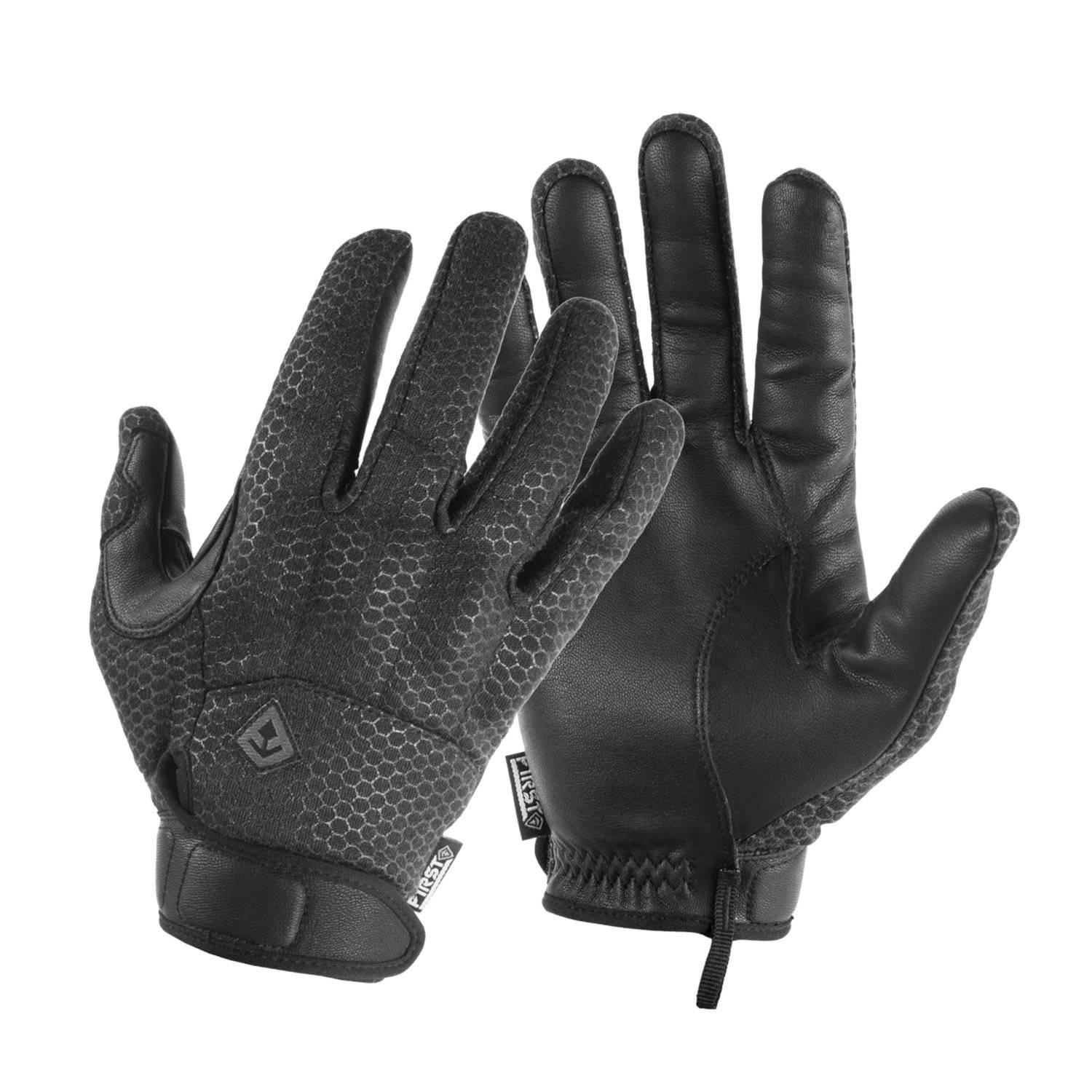 XX-Large, Black Tactical Police Kevlar Hard Knuckles Military Touchscreen Patrol Duty Search Duty Gloves 