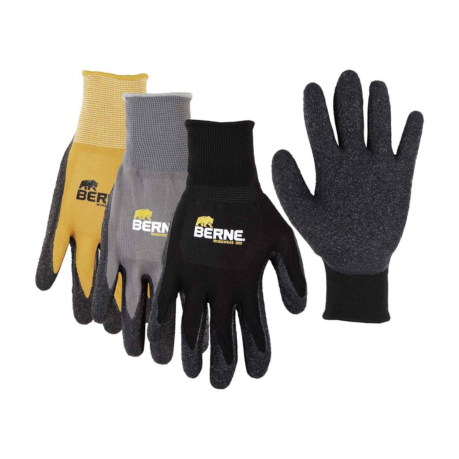 Berne Men's Quick Grip Glove, 3 pack