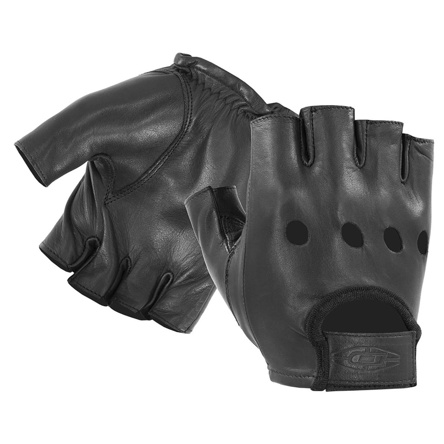 Damascus Leather Half-Finger Driving Gloves