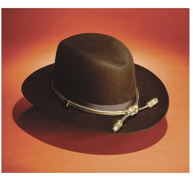 STRATTON HATS F42 DB FELT SHERIFF STYLE CAMPAIGN HAT