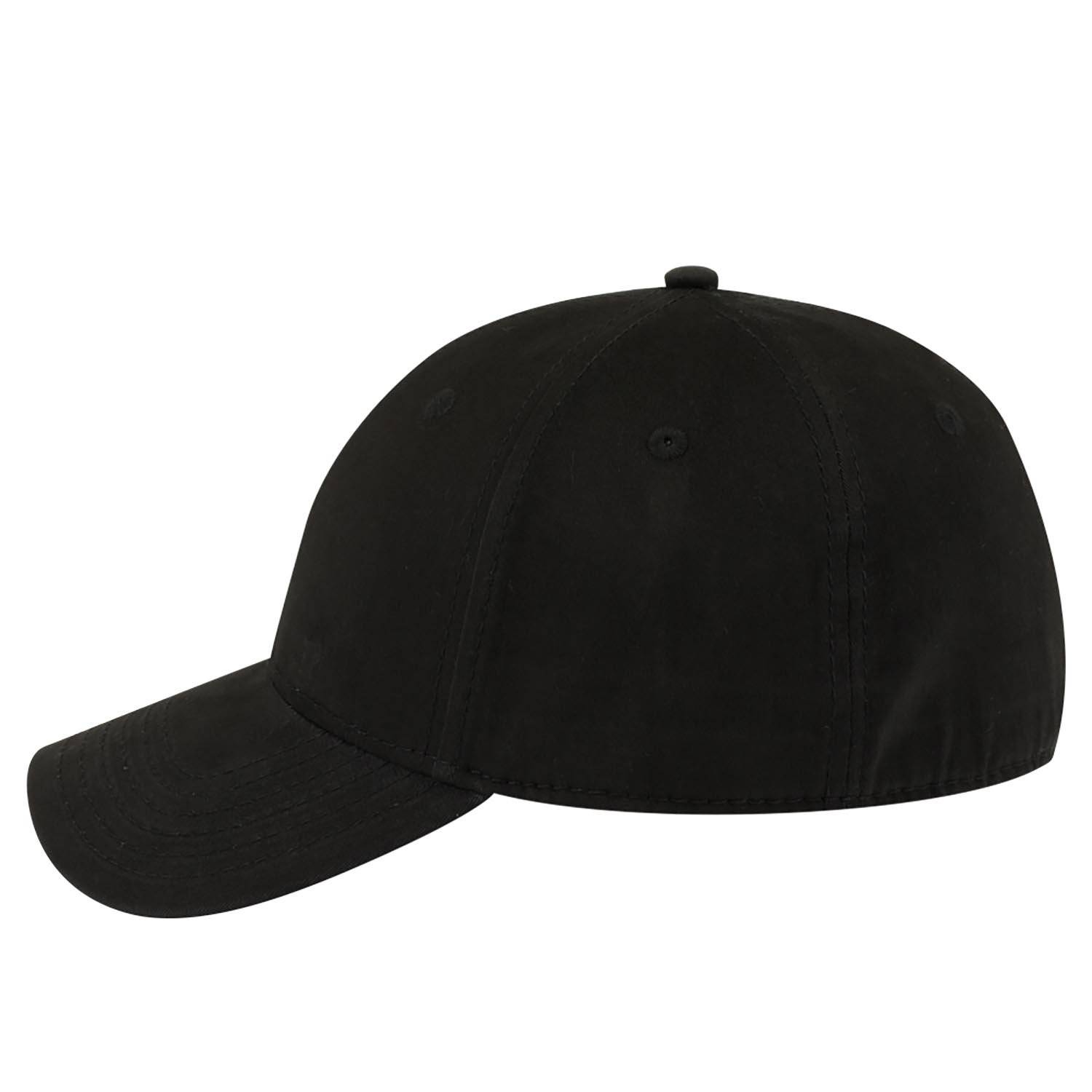 6 PANELS BASEBALL CAP .14【WASH BLACK】 Set of 2 Classic Adjustable Baseball Cap - 6 Panel Unisex Ballcap