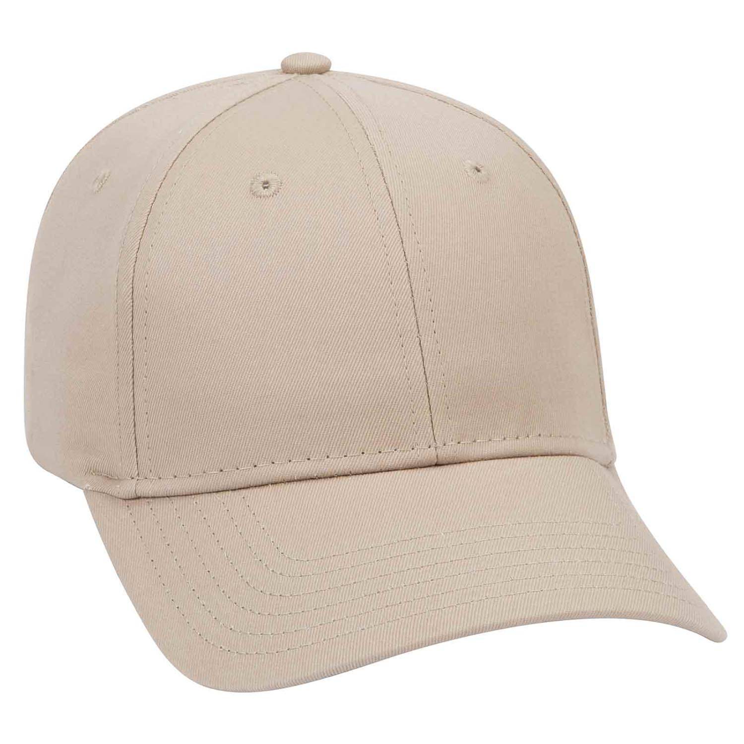 OTTO 100% COTTON 6 PANEL LOW PROFILE BASEBALL CAP