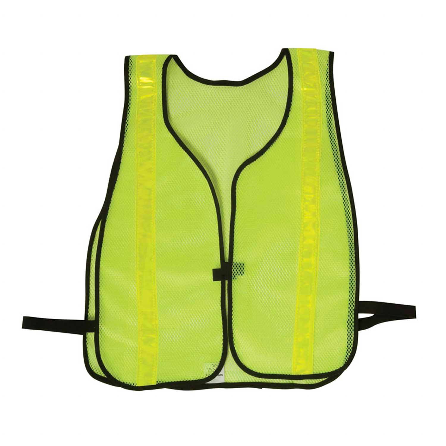 Safety Flag Hi-Vis Lime Green Reflective Vest