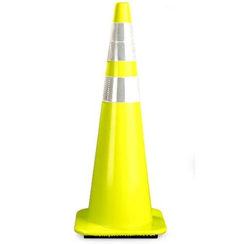 Jackson Safety 36" Single Reflective Fluorescent Cone