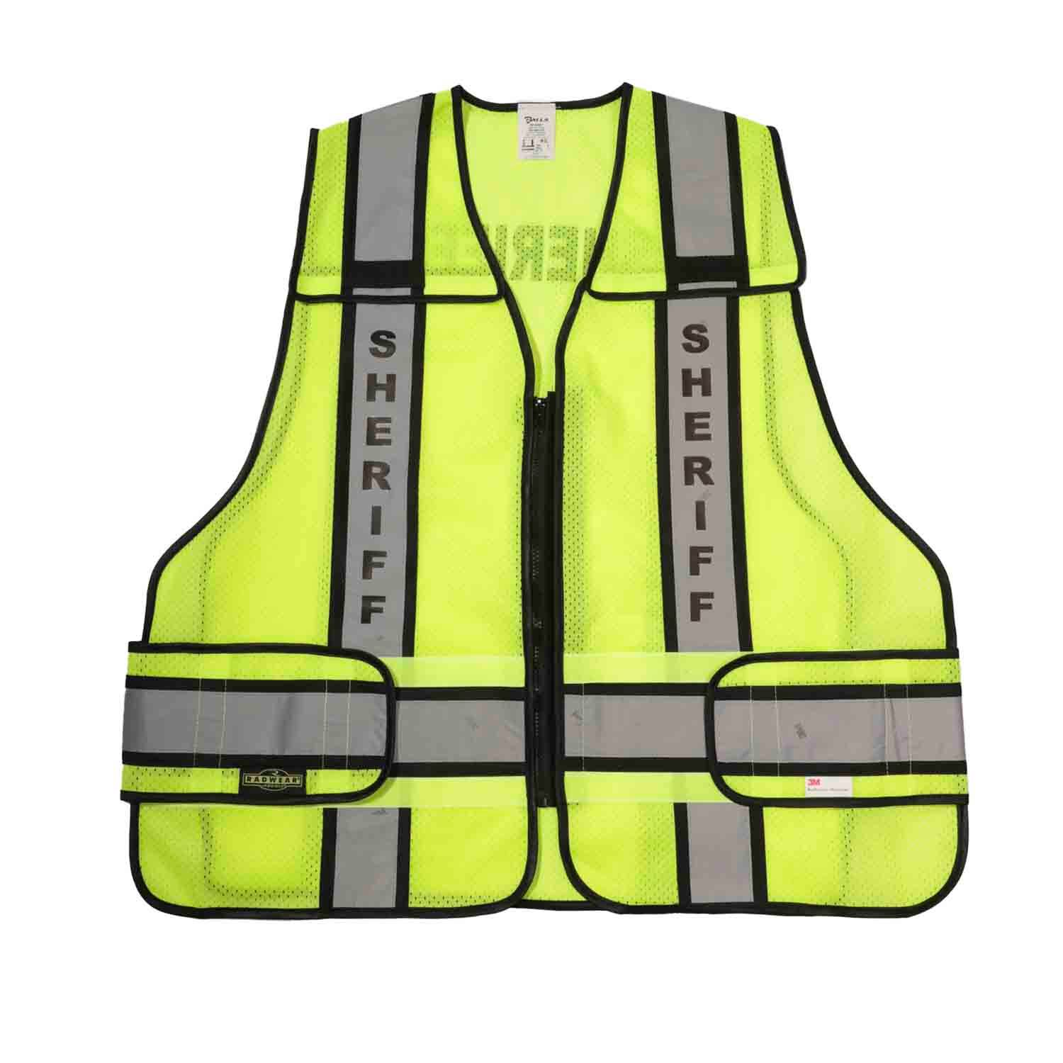 Carolina Safety Sport Break-Away Police Reflective Traffic Safety Vest Size XL 