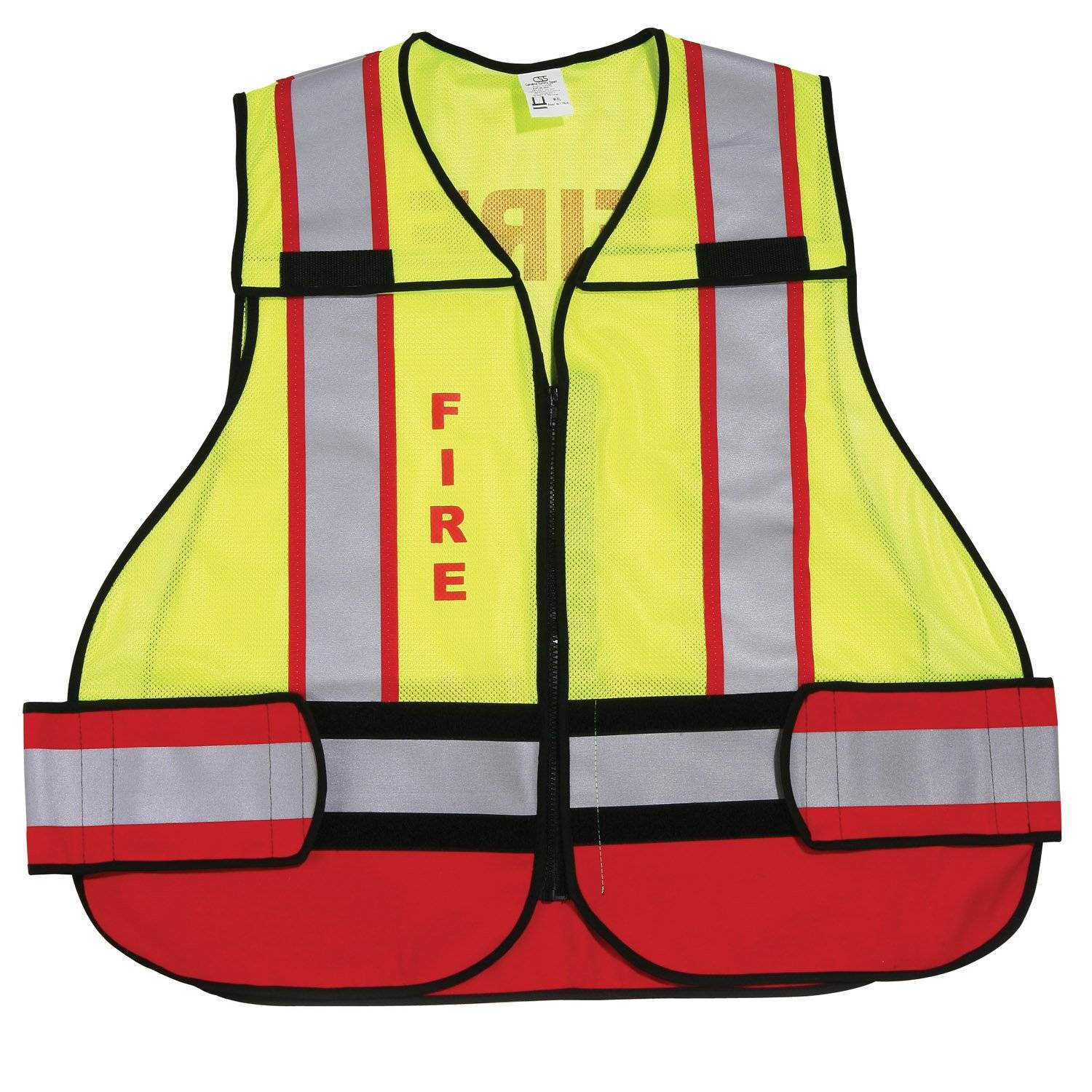 GALLS ANSI/ISEA 107-2015 TYPE P-CLASS 2 SAFETY VEST WITH COL