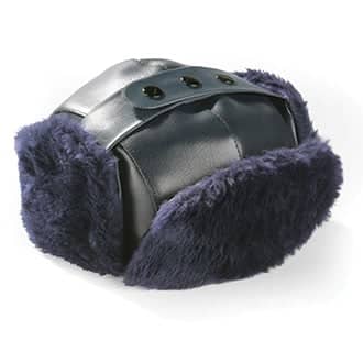 Midway Cap Co. Vinyl Faux Fur Trooper Cap