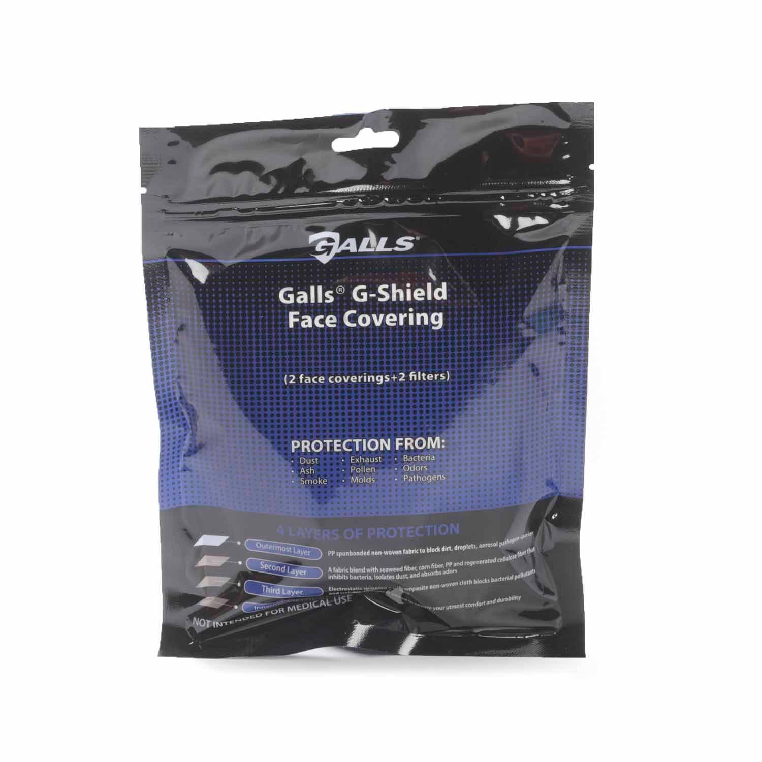 Galls Protector Rods Galls G-Shield Face Covering Pack (2 Pieces) | PPEs