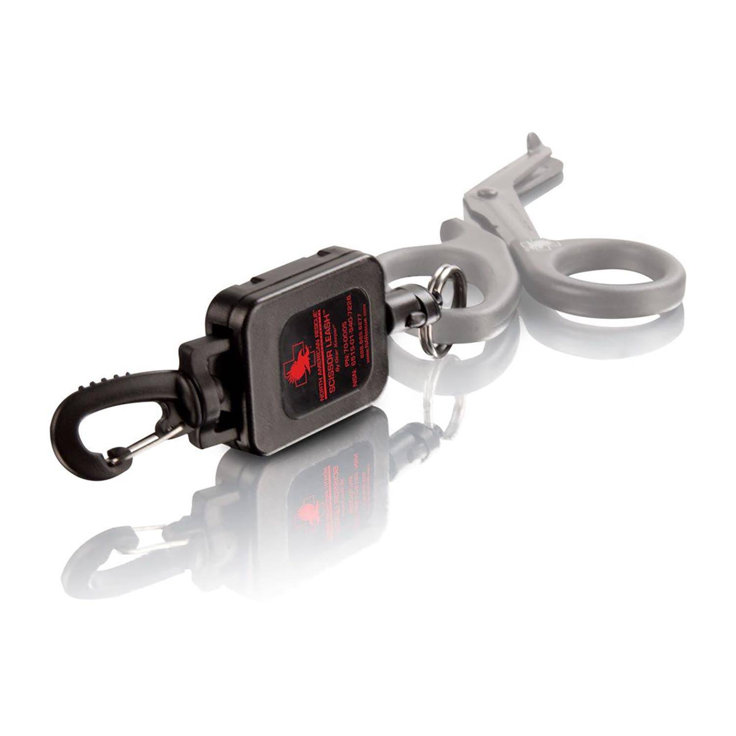 North American Rescue Retractable Scissor Leash with Clip