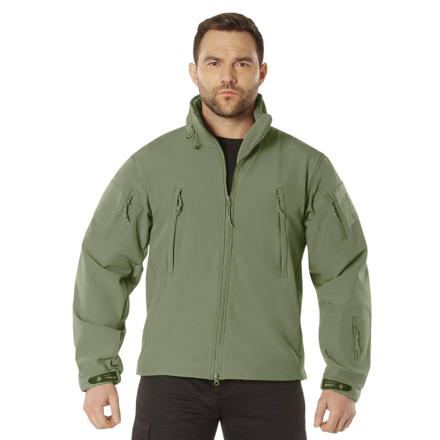 ROTHCO SPECIAL OPS SOFT SHELL JACKET IN OLIVE DRAB
