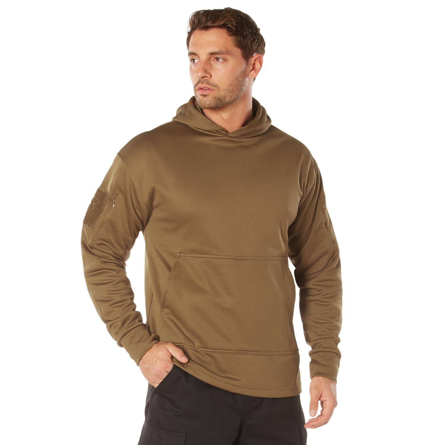ROTHCO CONCEALED CARRY HOODIE IN COYOTE