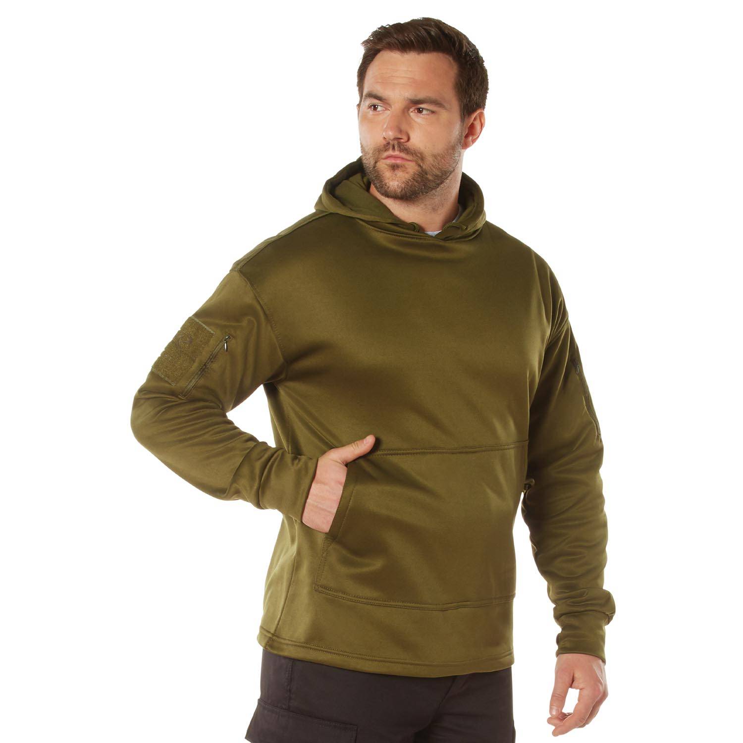 ROTHCO CONCEALED CARRY HOODIE IN OLIVE DRAB