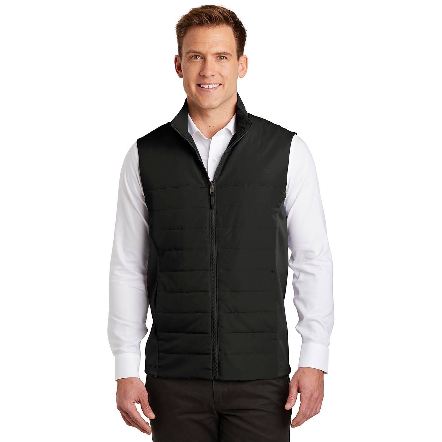 PORT AUTHORITY COLLECTIVE INSULATED VEST IN BLACK