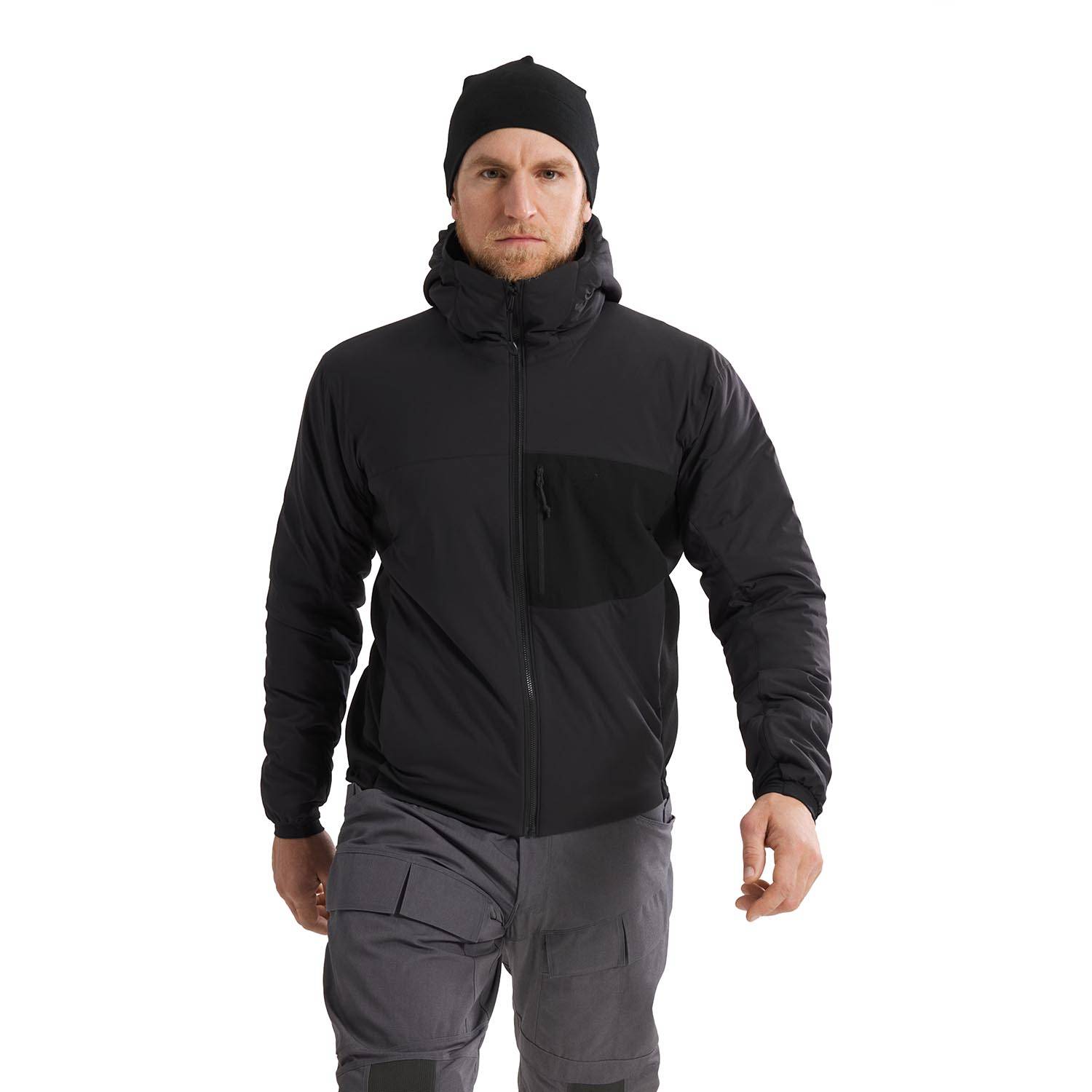 Arc’teryx leaf Atomマウンテンパーカー S/P 黒 Arc'teryx LEAF Men's Atom LT Hoody Gen 2.1 | Galls