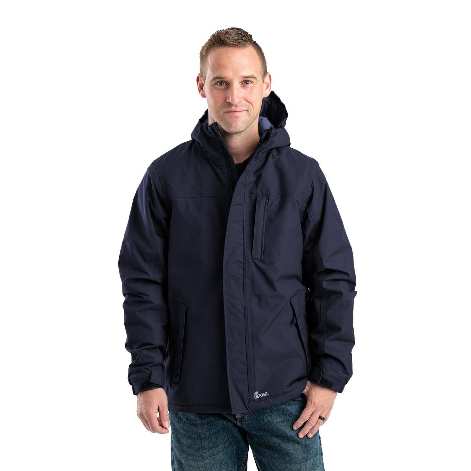 BERNE WORKWEAR COASTLINE WATERPROOF INSULATED STORM JACKET