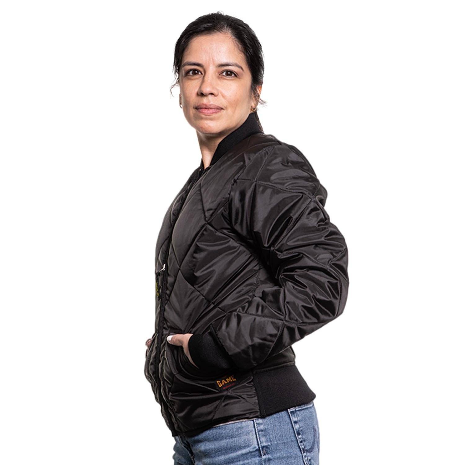 GAME LADIES FIT BRAVEST DIAMOND QUILT JACKET